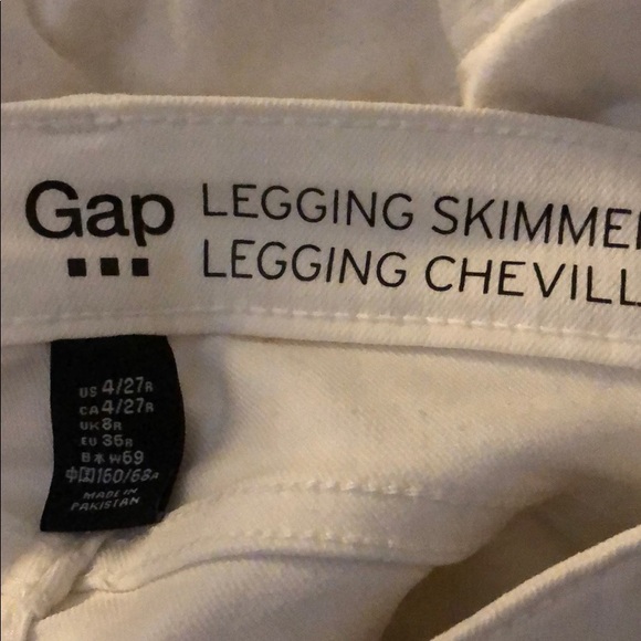 Gap white skinny jeans - Picture 3 of 3